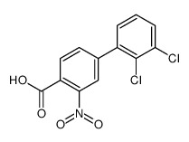 4-(2,3-dichlorophenyl)-2-nitrobenzoic acid结构式