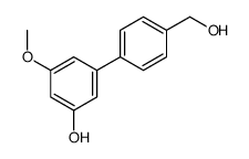 3-[4-(hydroxymethyl)phenyl]-5-methoxyphenol结构式