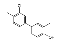 4-(3-chloro-4-methylphenyl)-2-methylphenol Structure