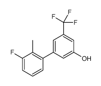3-(3-fluoro-2-methylphenyl)-5-(trifluoromethyl)phenol结构式