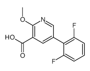 5-(2,6-difluorophenyl)-2-methoxypyridine-3-carboxylic acid Structure