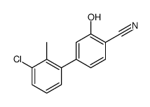 4-(3-chloro-2-methylphenyl)-2-hydroxybenzonitrile Structure