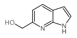 (1H-吡咯并[2,3-b]吡啶-6-基)甲醇结构式