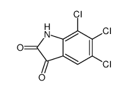 5,6,7-Trichloroisatin structure