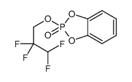 2-(2,2,3,3-tetrafluoropropoxy)-1,3,2λ5-benzodioxaphosphole 2-oxide Structure