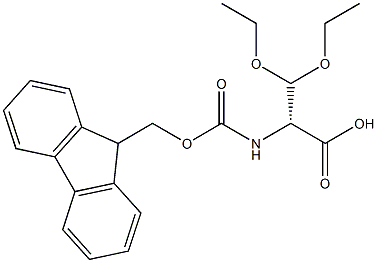 D-Serine, 3-ethoxy-O-ethyl-N-[(9H-fluoren-9-ylMethoxy)carbonyl]-结构式
