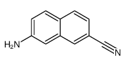 7-aminonaphthalene-2-carbonitrile结构式