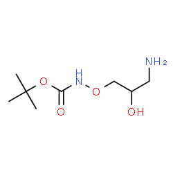 Carbamic acid, (3-amino-2-hydroxypropoxy)-, 1,1-dimethylethyl ester (9CI) structure