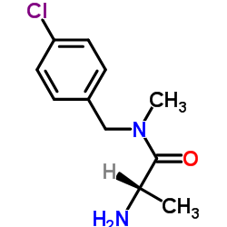 N-(4-Chlorobenzyl)-N-methylalaninamide结构式