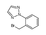 2-[2-(bromomethyl)phenyl]triazole Structure