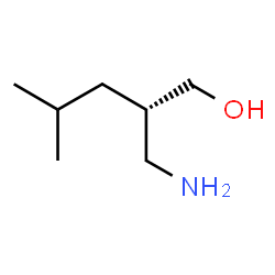 (S)-2-(aminomethyl)-4-methylpentan-1-ol结构式