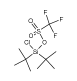 di-t-butylchlorosilane monotriflate Structure