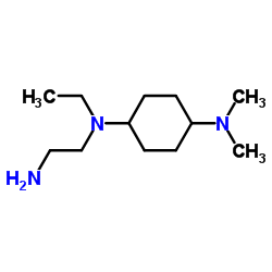 N-(2-Aminoethyl)-N-ethyl-N',N'-dimethyl-1,4-cyclohexanediamine Structure