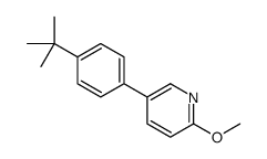 5-(4-tert-butylphenyl)-2-methoxypyridine Structure