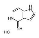 1H-pyrrolo[3,2-c]pyridin-4-amine,hydrochloride结构式