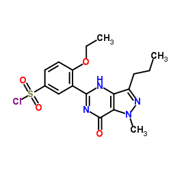 4-Ethoxy-3-(1-methyl-7-oxo-3-propyl-6,7-dihydro-1H-pyrazolo[4,3-d]pyrimidin-5-yl)benzene-1-sulfonyl chloride picture