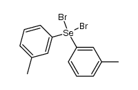 dibromo-di-m-tolyl-λ4-selane Structure