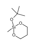 2-methyl-2-[(2-methylpropan-2-yl)oxy]-1,3,2-dioxasilinane Structure