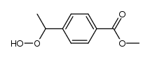 methyl 4-(1-hydroperoxyethyl)benzoate Structure