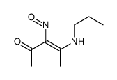 3-nitroso-4-(propylamino)pent-3-en-2-one Structure