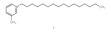 Pyridinium, 1-hexadecyl-3-methyl-, iodide (1:1) Structure