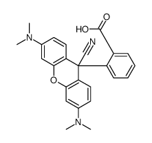 2-[9-cyano-3,6-bis(dimethylamino)xanthen-9-yl]benzoic acid Structure