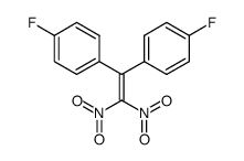 1,1-di(p-fluorophenyl)-2,2-dinitroethylene Structure