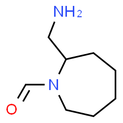1H-Azepine-1-carboxaldehyde, 2-(aminomethyl)hexahydro- (9CI) Structure