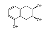 (-)-(6R,7S)-5,6,7,8-tetrahydro-1,6,7-naphthalenetriol Structure