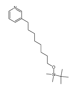 8-(3-Pyridyl)octyl tert-butyldimethylsilyl ether Structure