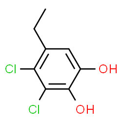 1,2-Benzenediol, 3,4-dichloro-5-ethyl- (9CI)结构式