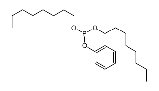 dioctyl phenyl phosphite Structure