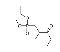 1-diethoxyphosphoryl-2-methylpentan-3-one Structure