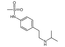 N-[4-[2-(propan-2-ylamino)ethyl]phenyl]methanesulfonamide Structure