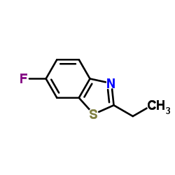 BENZOTHIAZOLE, 2-ETHYL-6-FLUORO-结构式