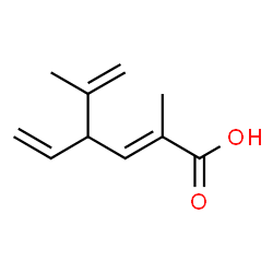 (2E)-4-Vinyl-2,5-dimethyl-2,5-hexadienoic acid结构式