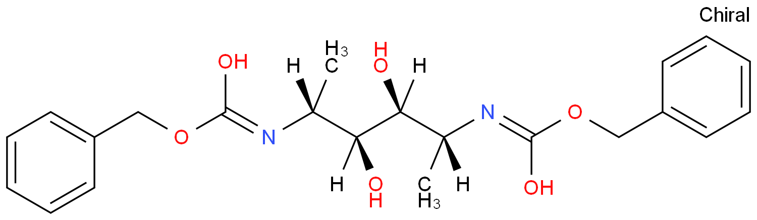 2,5-Bis{[(benzyloxy)carbonyl]amino}-1,2,5,6-tetradeoxy-D-iditol Structure