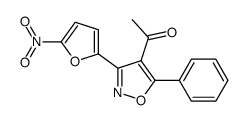 1-[3-(5-nitrofuran-2-yl)-5-phenyl-1,2-oxazol-4-yl]ethanone Structure