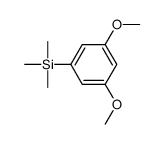 (3,5-dimethoxyphenyl)-trimethylsilane Structure