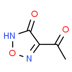 1,2,5-Oxadiazol-3(2H)-one, 4-acetyl- (9CI) Structure