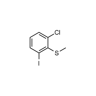 (2-Chloro-6-iodophenyl)(methyl)sulfane Structure