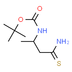 Carbamic acid, (3-amino-1-methyl-3-thioxopropyl)-, 1,1-dimethylethyl ester结构式