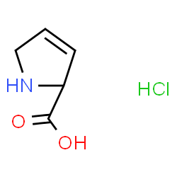 2,5-Dihydro-1H-pyrrole-2-carboxylic acid hydrochloride (1:1) Structure