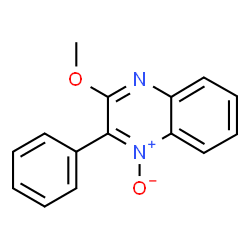 2-Methoxy-3-phenylquinoxaline 4-oxide结构式
