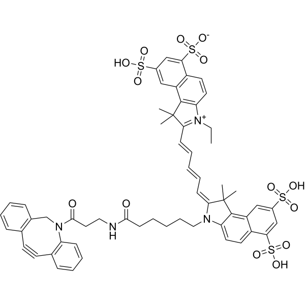 Cy5.5 DBCO structure