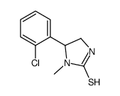 5-(2-chlorophenyl)-1-methylimidazolidine-2-thione Structure