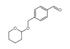 (+/-)-4-(3,4,5,6-tetrahydro-2H-pyran-2-yloxymethyl)benzaldehyde结构式