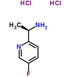 (1R)-1-(5-Fluoropyridin-2-yl)ethan-1-amine dihydrochloride结构式