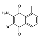 3-amino-2-bromo-5-methylnaphthalene-1,4-dione结构式