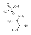 Hydrazinecarboximidamide, 1-methyl-, sulfate (2:1)结构式